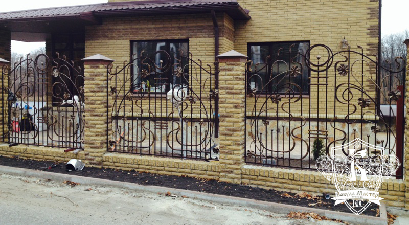 Кованый забор на заказ  в Белгороде 22